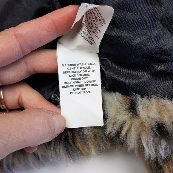 TCP Cropped Faux Fur Leopard Jacket - Sz XS (4) - Picture 5 of 6